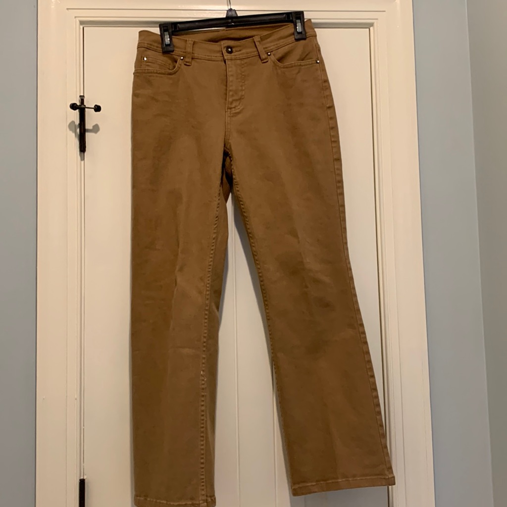 D  Co 4p Denim  Company Qvc Brand Tan Jeans